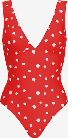 raudona VIVID Biustjė Maudymosi kostiumėlis: priekis