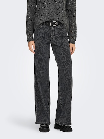 ONLY Wide Leg Jeans 'ONLMADISON BLUSH' in Grau: Vorderseite