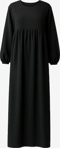 Robe Elara en noir : devant