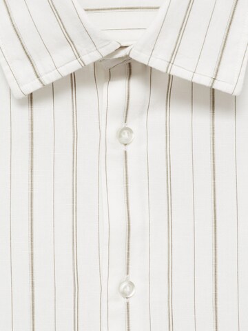 MANGO MAN Regular fit Overhemd 'Elda' in Wit