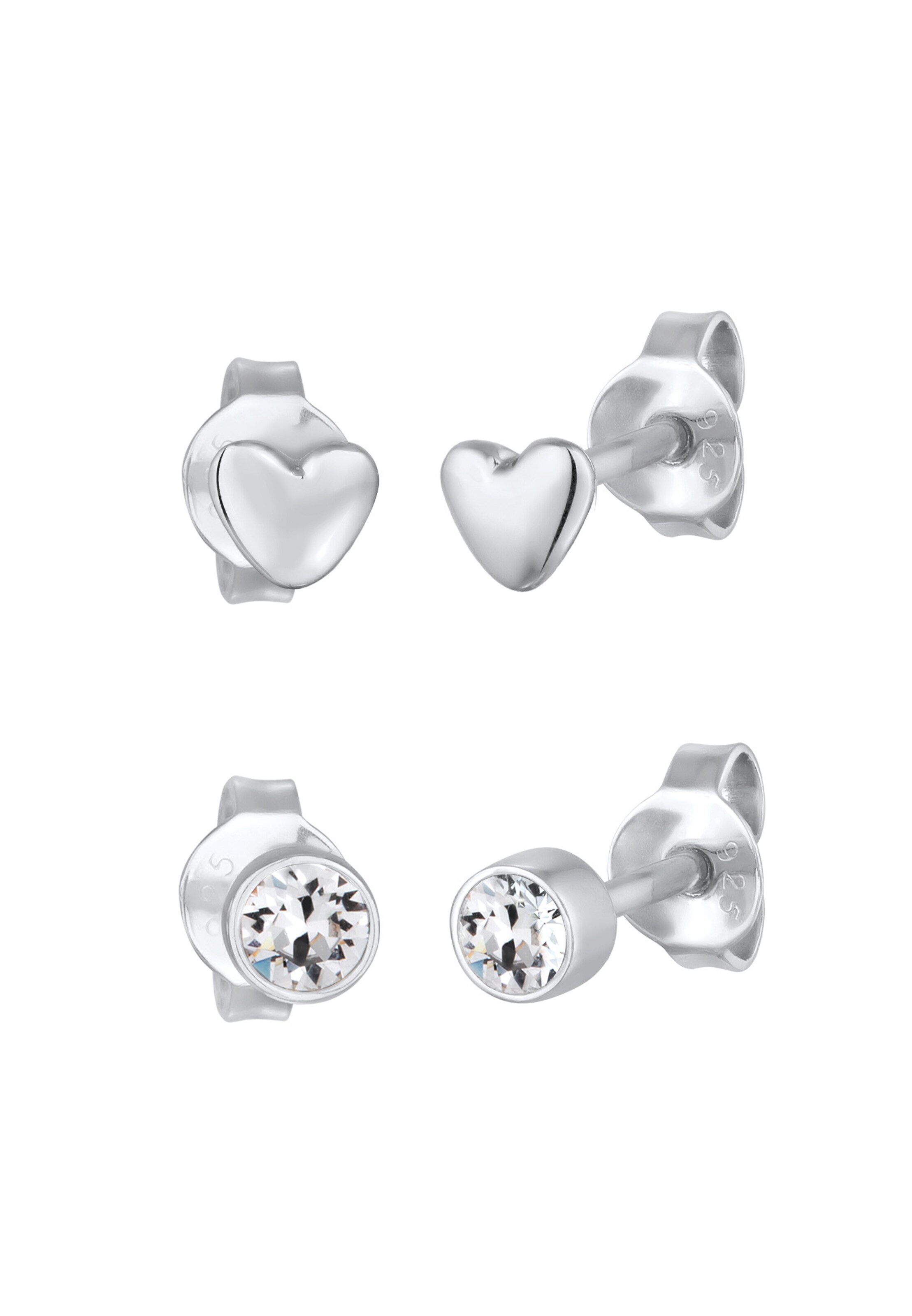 Boucles d'oreilles ELLI en argent : devant
