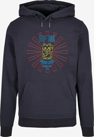 Merchcode Sweatshirt 'Torc - Bright Lights' in Blauw: voorkant