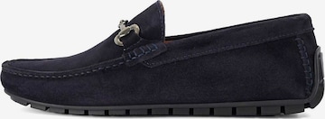 Mocassin Dune LONDON en bleu : devant