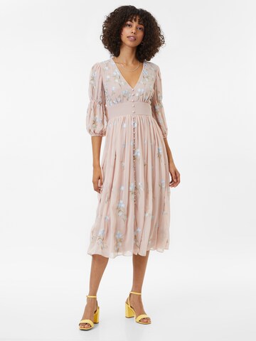 Robe de cocktail Frock and Frill en rose : devant