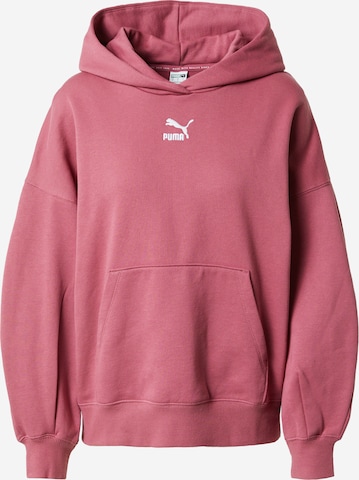 PUMA Sweatshirt 'Classics' in Lila: predná strana