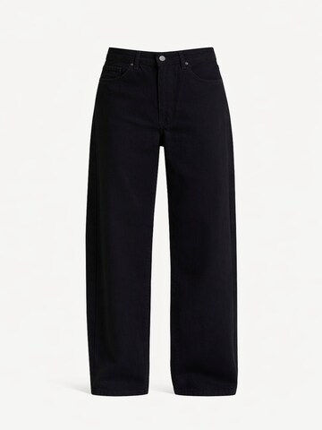 IT'S BASIC Baggy Jeans 'Baggy Mid Rise Jeans (Lenght 28)' in Black