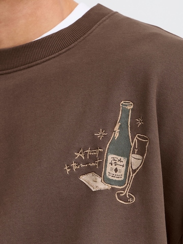 !Solid Pullover 'SDRAMI' in Braun