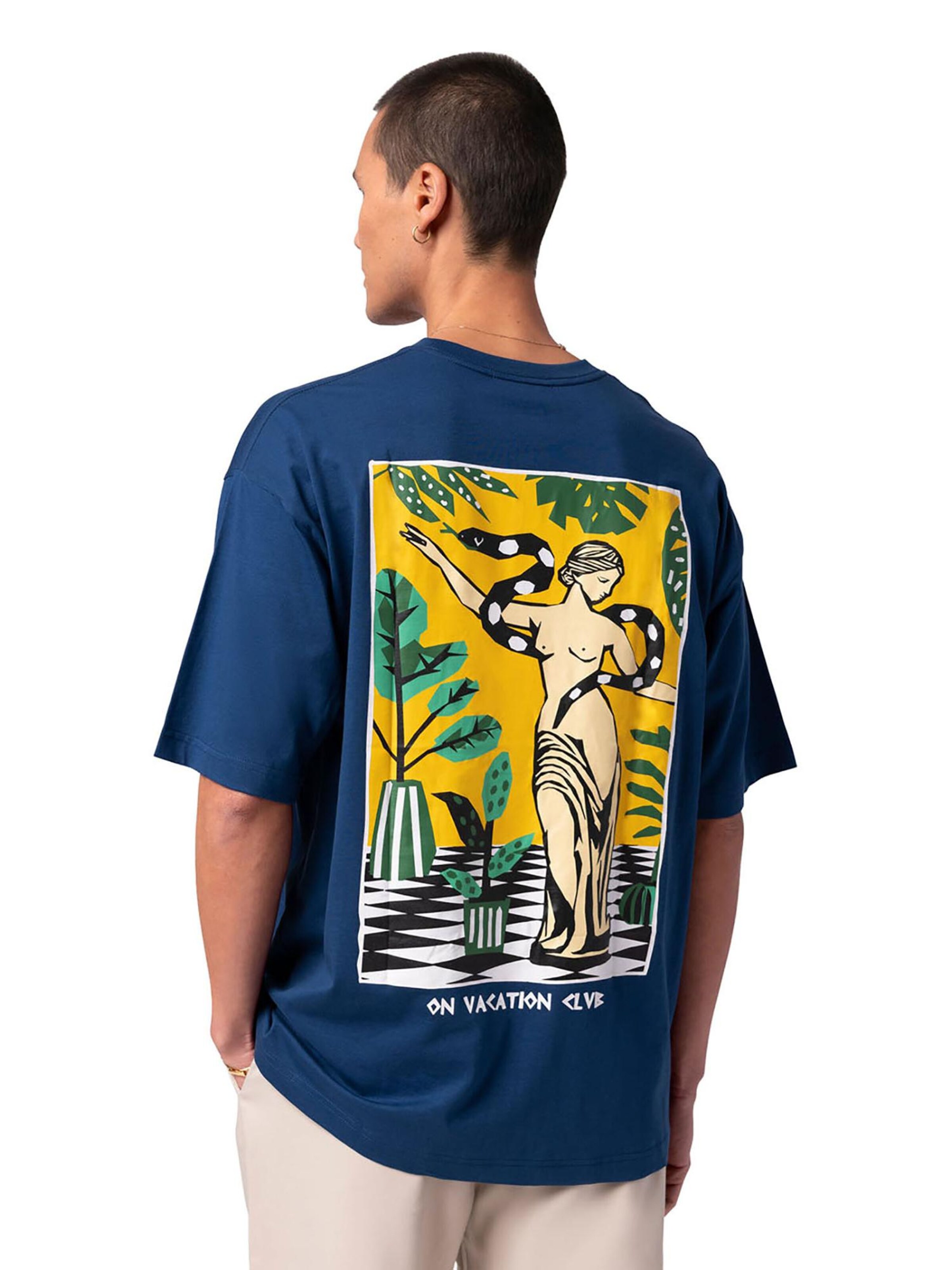 On Vacation Shirt 'Goddess' in Blue