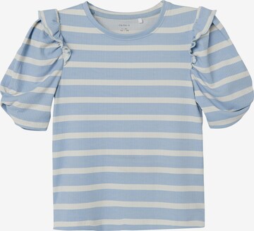 NAME IT T-shirt 'FLUPPE' i blå: framsida