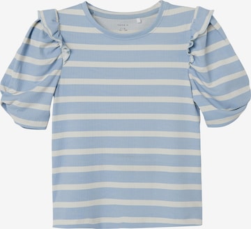 NAME IT Shirt 'FLUPPE' in Blauw: voorkant