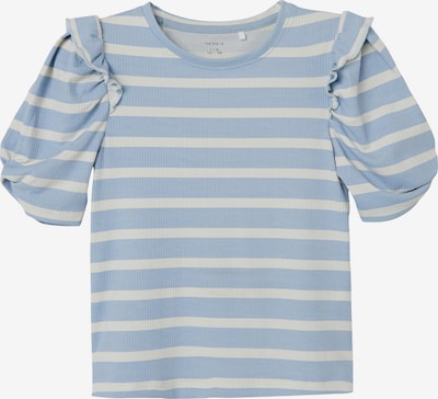 NAME IT T-shirt 'FLUPPE' i kräm / ljusblå, Produktvy