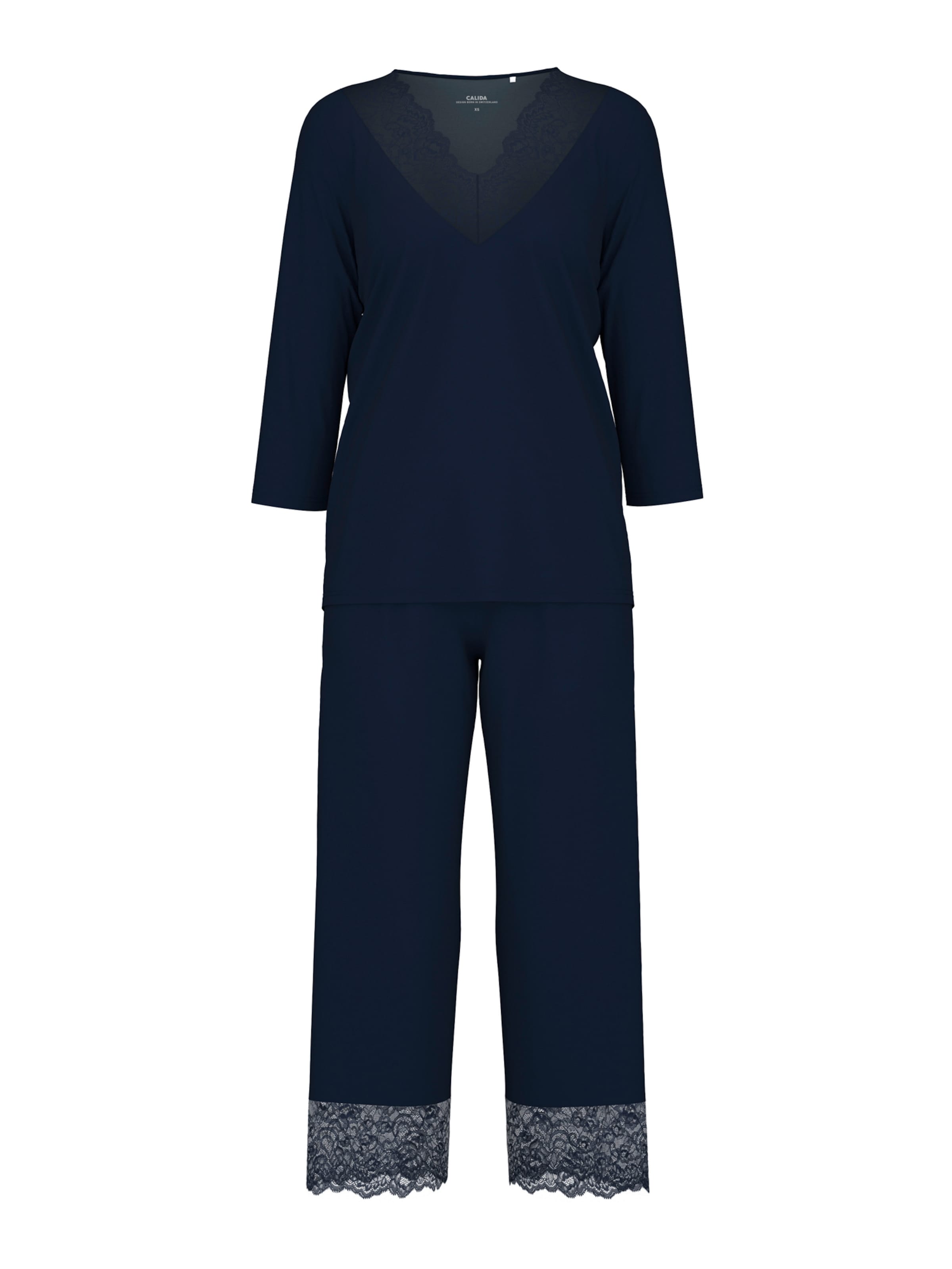CALIDA Pajama in Blue: front