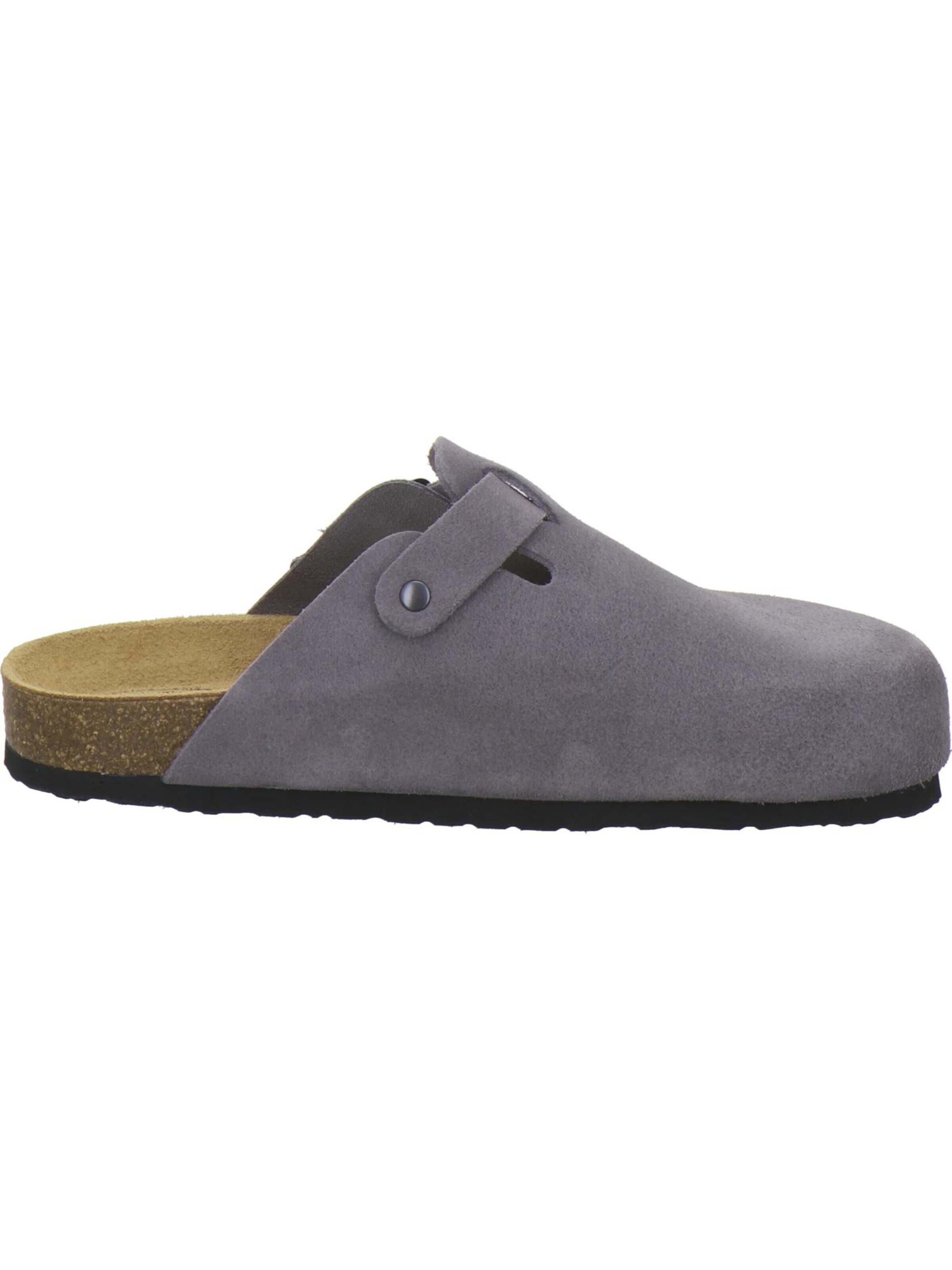 AFS-Schuhe Clogs 'Clogs Herren graphit Veloursleder' in Grijs