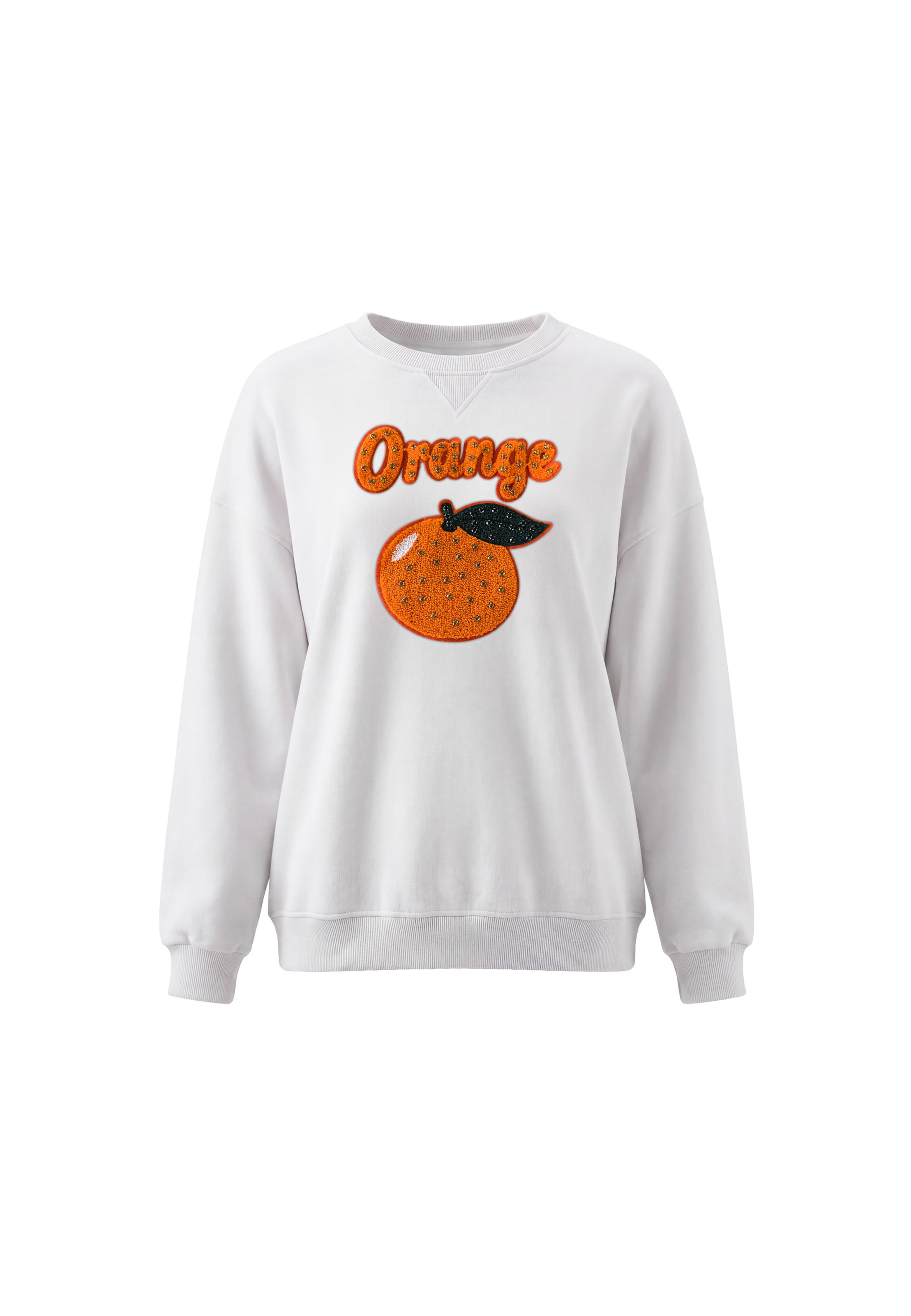 MYMO Sweatshirt in White: front