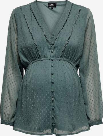 Only Maternity Blouse in Groen: voorkant