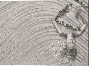 Liv Corday Image 'In the Sand' in White: front