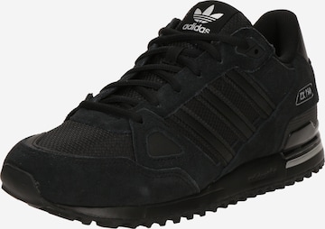 ADIDAS ORIGINALSNiske tenisice 'ZX 750' - crna boja: prednji dio