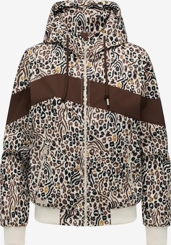 Giacca funzionale 'Oggie' di Ragwear in bianco: frontale