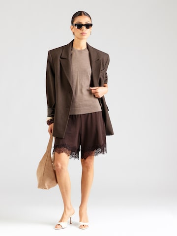 BOSS - Jersey 'Farbella' en marrón