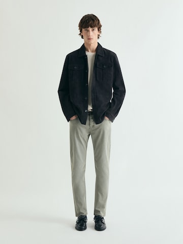 Scalpersregular Chino hlače ' ' - zelena boja: prednji dio