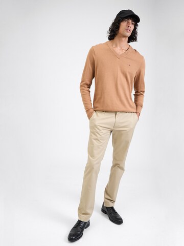 TOMMY HILFIGER Pullover in Beige