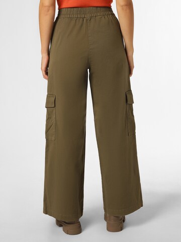BOSS Wide Leg Cargohose in Grün
