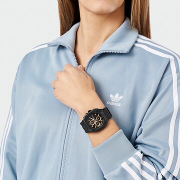 ADIDAS ORIGINALS Analoog horloge 'City Tech Three Chrono' in Zwart