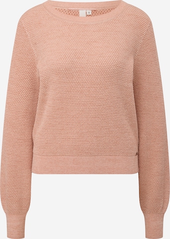 Pull-over QS en orange : devant