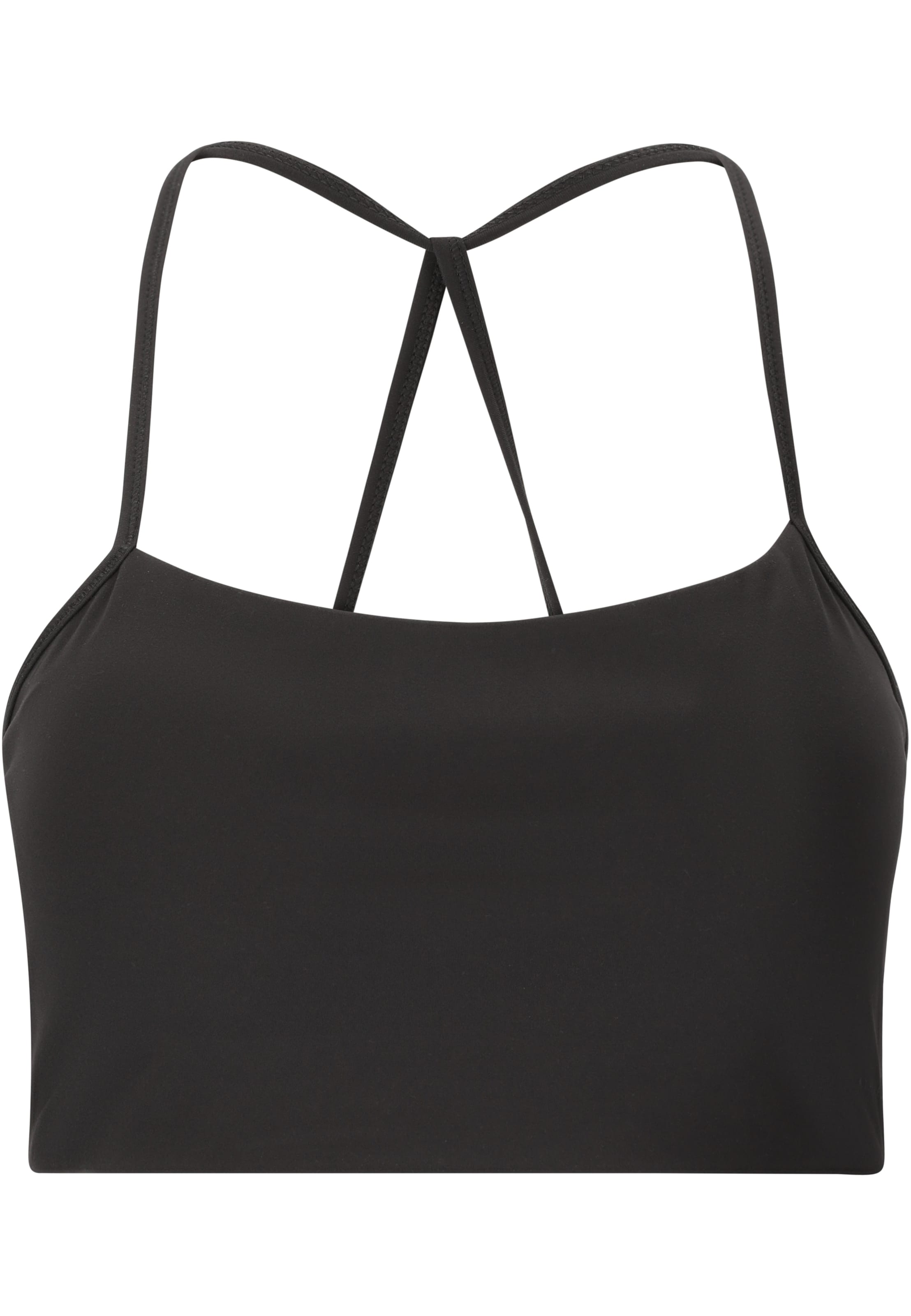 Athlecia Sport-BH 'Seray' in Schwarz: Vorderseite