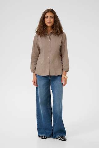 CULTURE Bluse 'CUAstrid Antoinett' in Braun