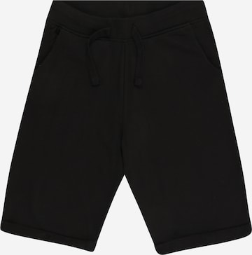 Regular Pantaloni de la GUESS pe negru: față