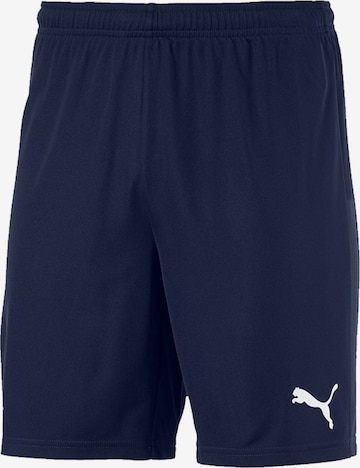 PUMA Workout Pants in Blue: front