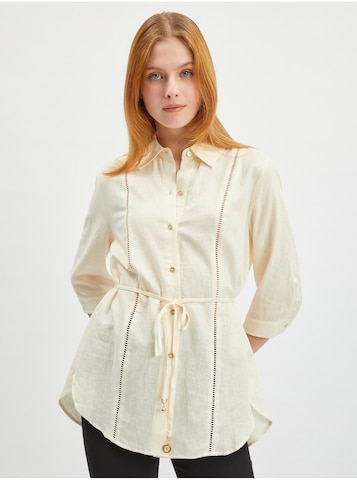 Camicia da donna di Orsay in beige: frontale