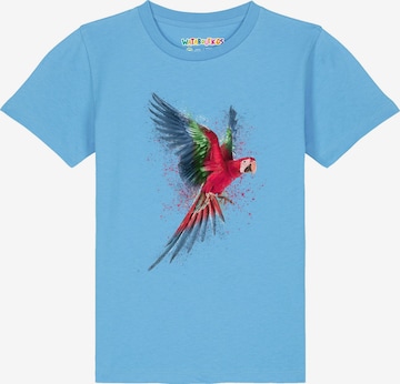 T-Shirt 'Papagei' watabout.kids en bleu : devant