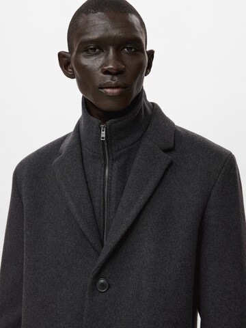 Manteau mi-saison 'Uriel' MANGO MAN en gris