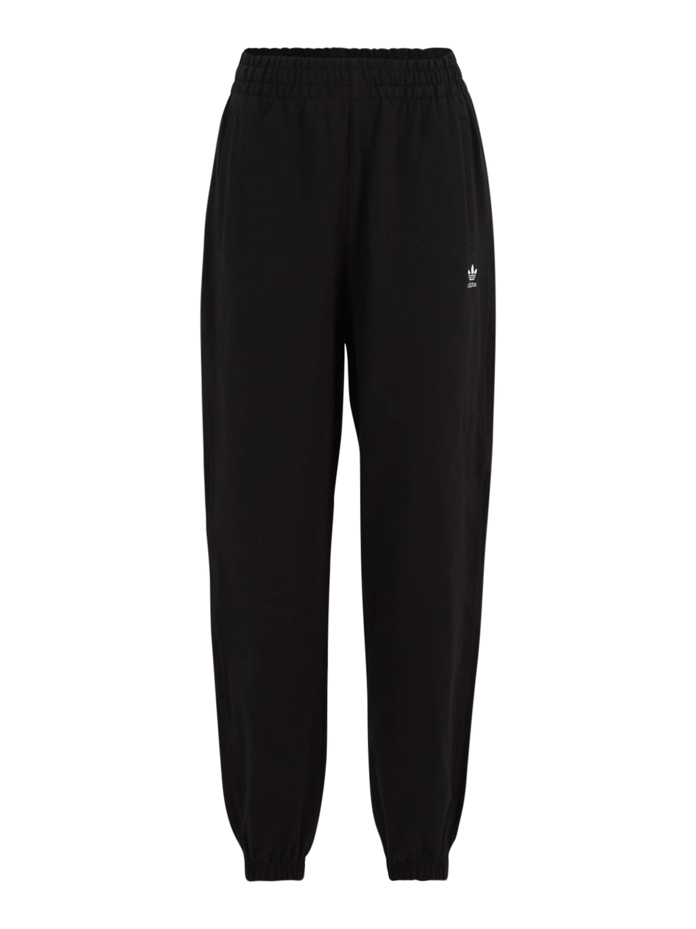 ADIDAS ORIGINALS Tapered Παντελόνι &#x27;Essentials&#x27; σε μαύρο: μπροστά