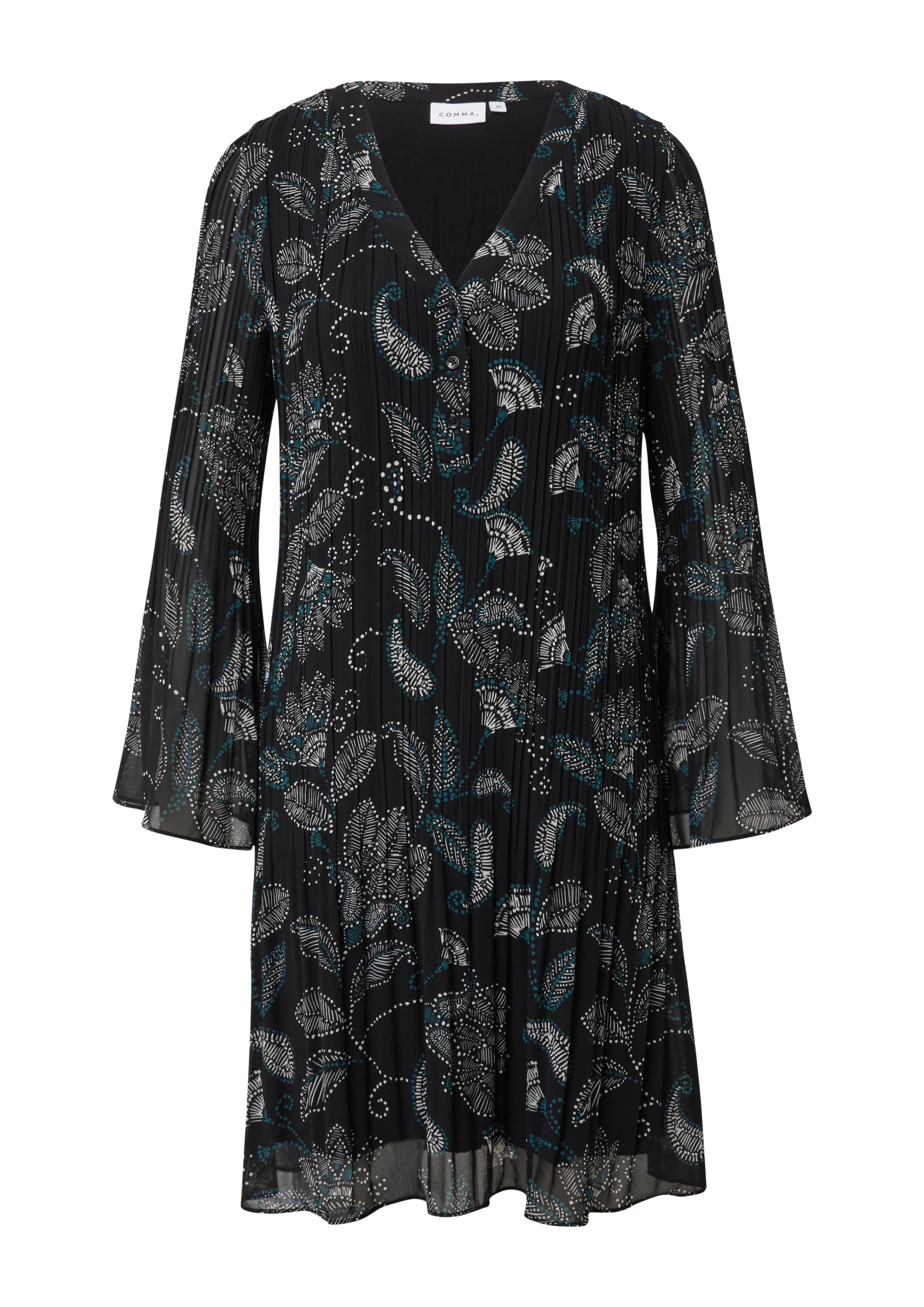 COMMA Рокля в черно: отпред