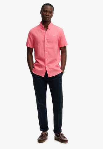 Superdry & Co Comfort Fit Hemd in Pink