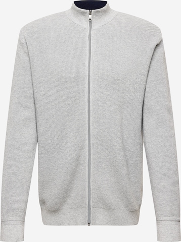 TOM TAILOR Knit cardigan in Grey: front