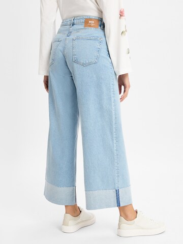 MAC Wide leg Jeans 'Nevada' in Blauw