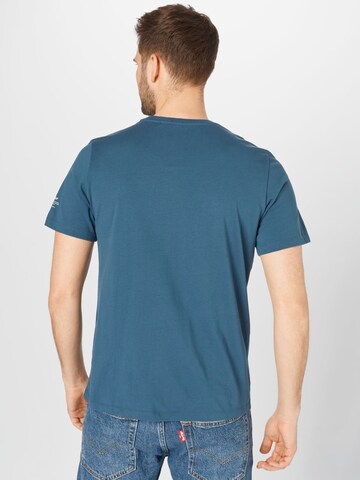 Tricou 'BAUME ACT NOW' de la ECOALF pe albastru