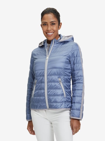 Betty Barclay Steppjacke mit abnehmbarer Kapuze in Blau: predná strana