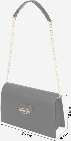 Love Moschino Schultertasche 'Sweet Heart' in Schwarz