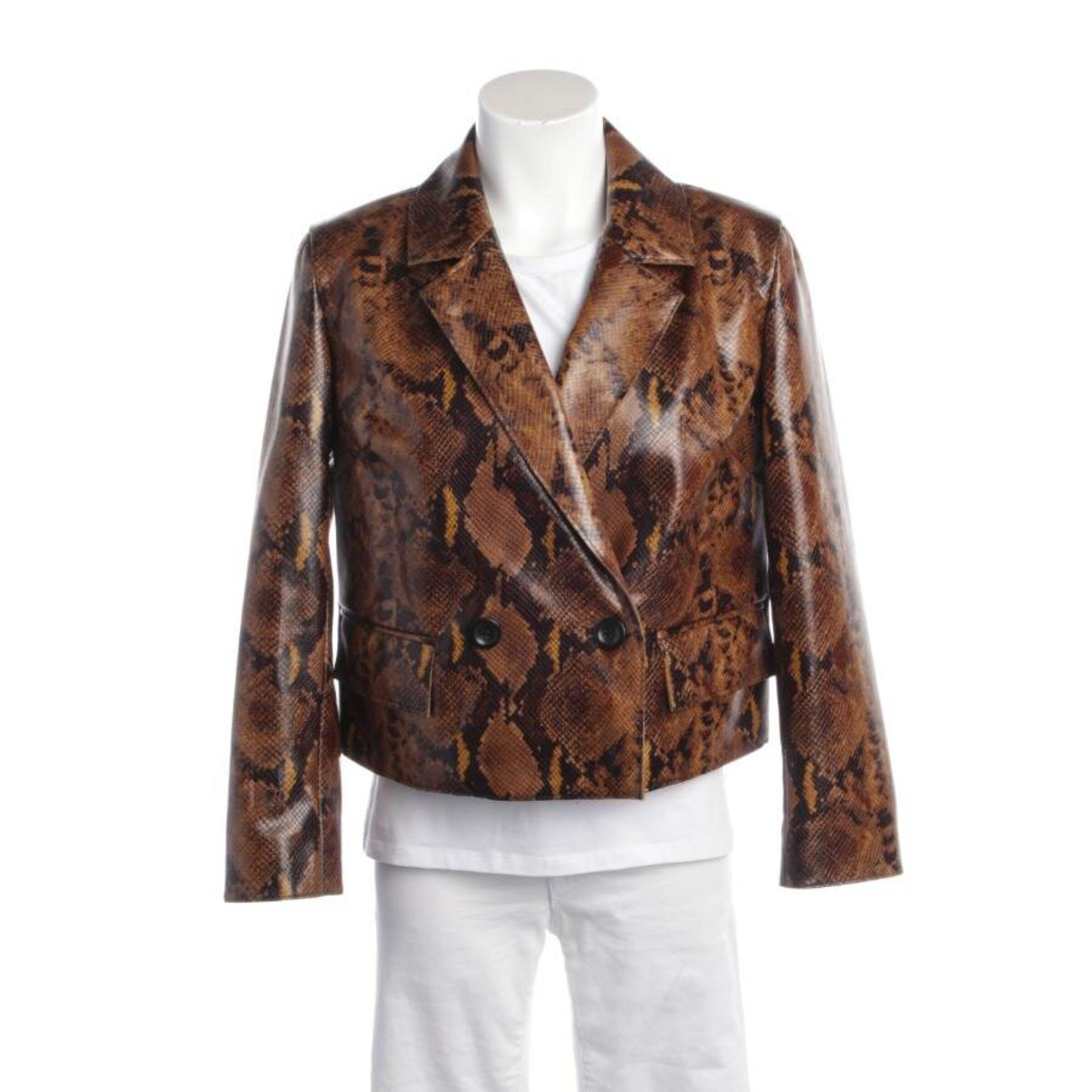 STAND STUDIO Blazer in M in Brown: front