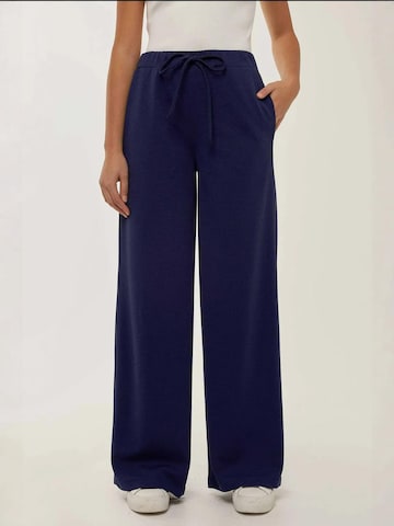 Hiccup Loosefit Hose in Blau: Vorderseite