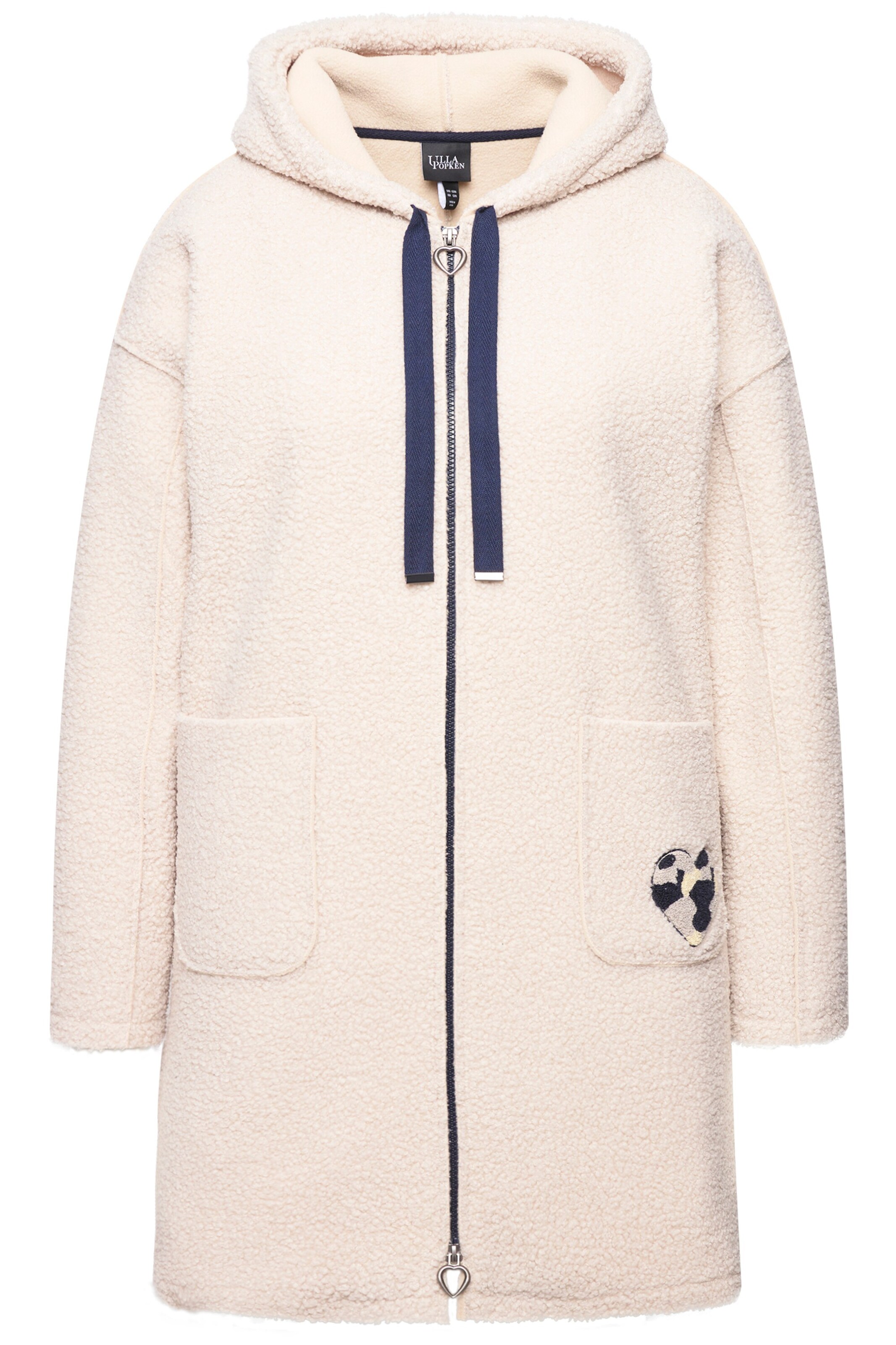 Ulla Popken Übergangsjacke in Beige: Vorderseite