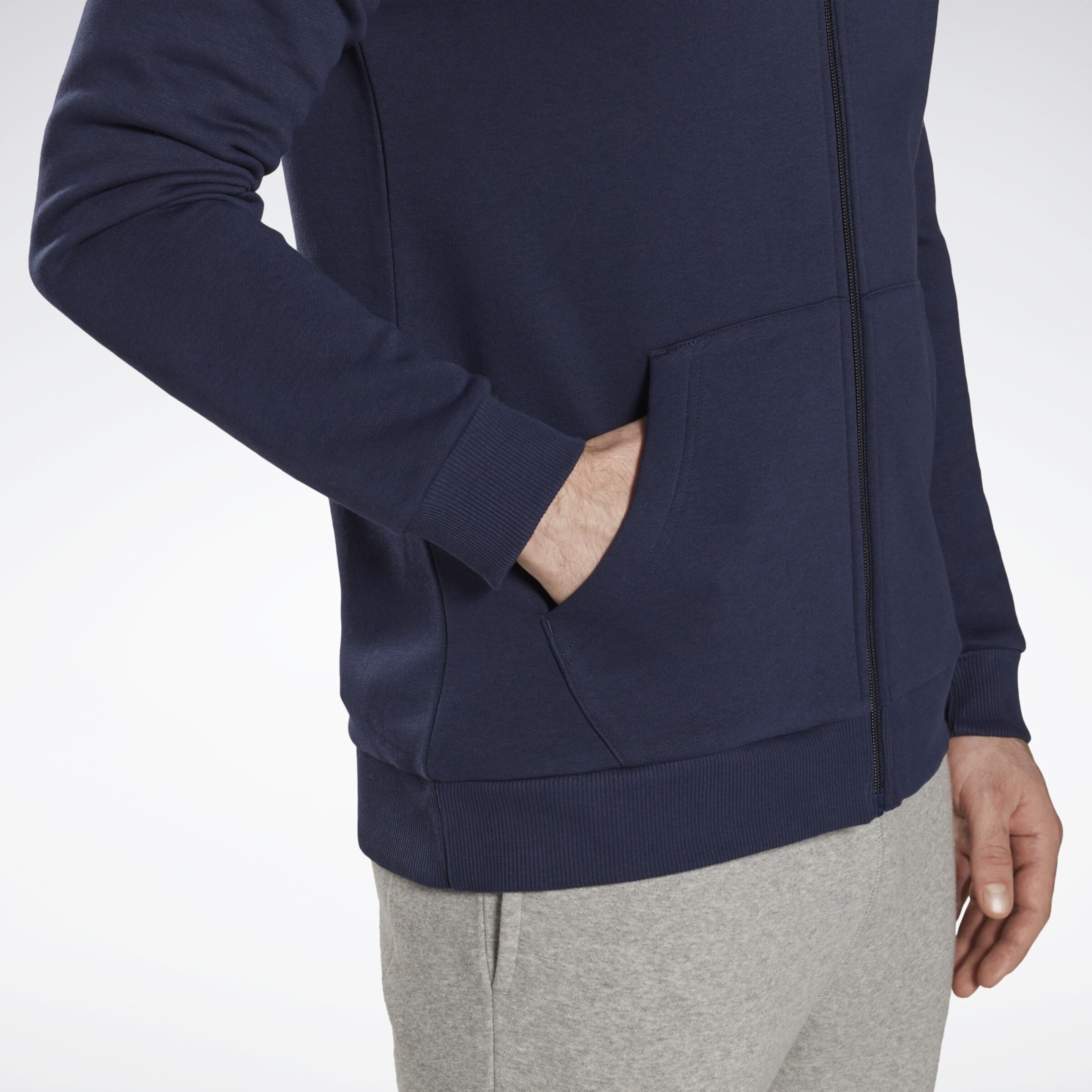 Männer Sportbekleidung Reebok Sport Sportsweatjacke in Dunkelblau - QG92893 Männer Sportbekleidung Reebok Sport Sportsweatjacke in Dunkelblau - QG92893