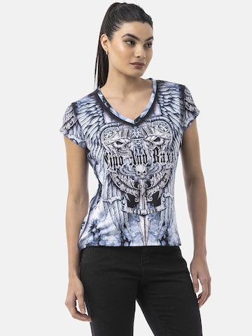 CIPO & BAXX T-Shirt 'WT384' in Blau: Vorderseite