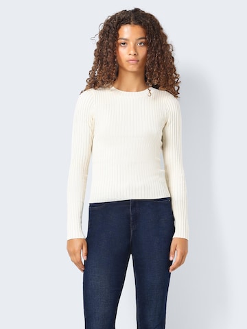 Noisy may Sweater 'FIFI' in Beige: front