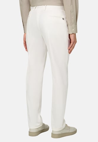 Boggi Milano Regular Trousers with creases in White